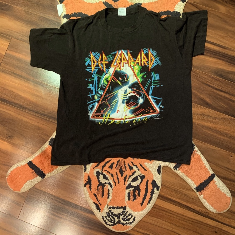 Vintage Def Leppard Hysteria Tour Concert Tee